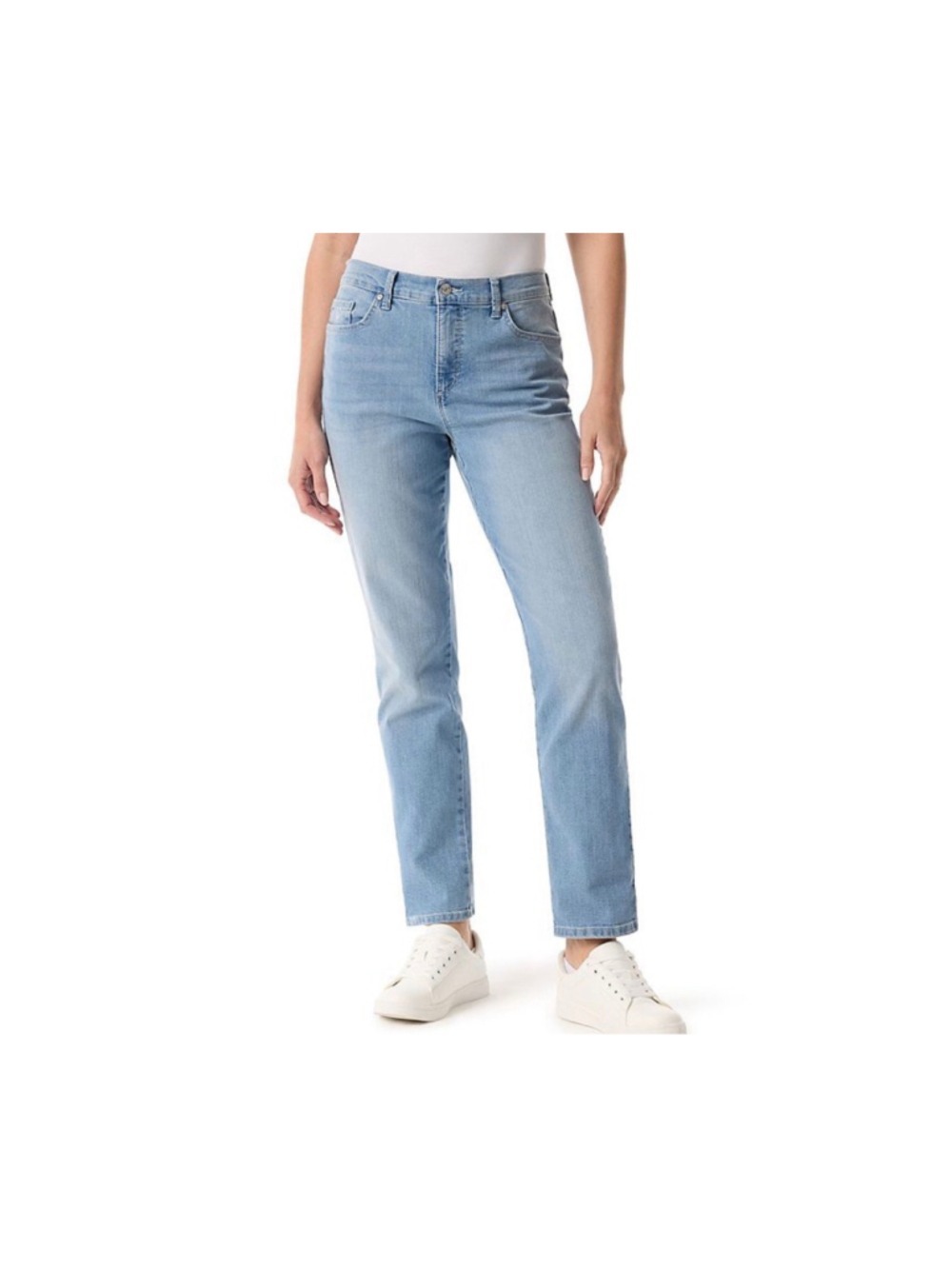 Gloria Vanderbilt Light Blue Straight Leg Jeans Size 10